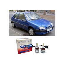 Citroen Saxo Uzun + Kısa Far Ampulü H4 Duo Yeni Seri Beyaz 1996-2003