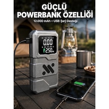 Led Işıklı Akü Takviye Ve Lastik Şişirme Cihazı Cn