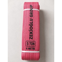 6 Metre 5 Ton Çeker Sapan Halat Zekioğlu Group Flat Webbing Sling Gözlü Polyester Sapan 3000kg Taşıma Kapasiteli 6 Metre Kaldırma Sapanı