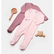 BabyCosy Organik 2 Li Patikli Tulum Csyb9033 001