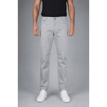Bisse Gri Pamuk Cepli Chino Pamuklu Spor Pantolon Pns25y25103 D55