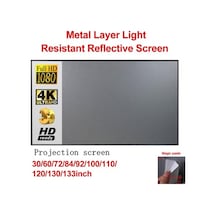 Artfulabode Taşınabilir Katlanabilir 120 İnç 16:9 Ev Sineması Projeksiyon Perdesi Jzr-gy