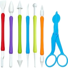 Valletta Harpia 7 Parça Pasta Şekillendirme Seti Karışık Renkli