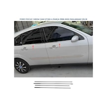 Ebal Otomotiv Ford Focus 1 Krom Cam Çıtası 4 Prç. 1998-2005 P.Çelik