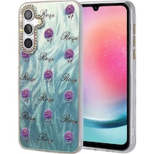 Newface Samsung Uyumlu Galaxy A24 4g Kılıf Blade Aynalı Desenli Kapak - Desen 9 Resimdeki