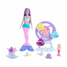 Barbie Dreamtopia Deniz Kızı Bebek ve Çocuk Oyun Alanı HLC30