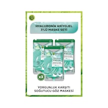 Garnier Hyaluronik Kriyojel Yorgunluk Karşıtı Soğutucu Göz Maskesi 3'lü Set pktkrjlgzmsk-9541