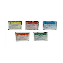 Krk Gıda Toz Gıda Boyası  Sarı + Kırmızı + Mavi + Yeşil + Turuncu 5 x 9 G
