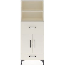 Arges Dolap 4 Raflı 2 Çekmeceli 2 Kapaklı 60x30x163 Aytaşı-ay... Aytaşı