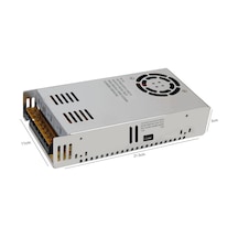 Adaptör 12v 30a Metal Kasa Mz-1230