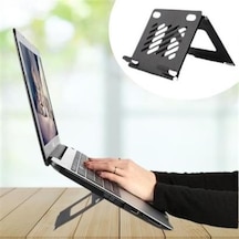 Özgün Avm Ayarlanabilir Metal Dizüstü Destek Tabanı Katlanabilir Taşınabilir Laptop Sehpası Standı