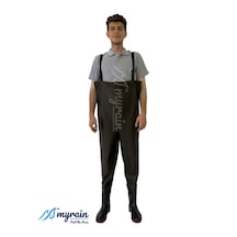 Göğüs Çizme Pvc Tulum Çizme %100 Su Geçirmez Balıkçı, Oto Yıkama, Halı Yıkama