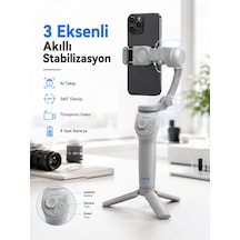Profesyonel Telefon Gimbal Stabilizer 3 Eksen Sabitleme Çoklu Çekim Modları Uzun Pil Ömürlü Taşınabilir Tasarım Diğer