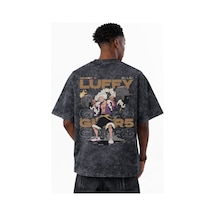 One Piece Monkey D. Luffy Gear 5 Fitness Gym Anime Baskılı Unisex Siyah
