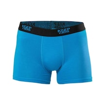 10 Adet Saks Renk Likralı Modal Boxer Saks