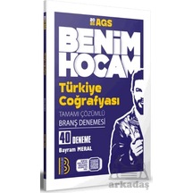 2026 Ags Türkiye Coğrafyası Tamamı Çözümlü 40 Branş Deneme Benim Hocam Yayınları