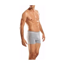 Berrak 1097 Erkek Likralı Esnek Boxer 2 Adet Siyah