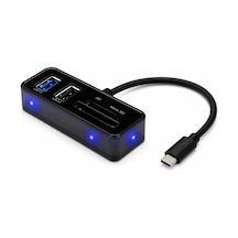 Lb Type-c 3.2 Gen2 Hub Kart Okuyucu 4 Port 10 Gbps Tc256