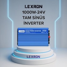 Lexron - İnges 1000 Watt Tam Sinüs İnverter - 24 Volt İnvertör - 220 Volt Çevirici