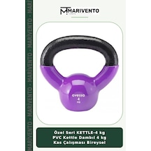 Özel Seri Kettle-4 Kg Pvc Kettle Dambıl 4 Kg Kas Çalışması Bireysel