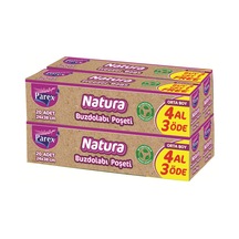 Natura Buzdolabı Poşeti Orta Boy 20'li 24 X 38 Cm Dörtlü Paket