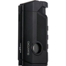 Quantoro 3 Torch Pürmüz Siyah Metal Puro Çakmağı - Trz1042