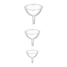 PLASTİK 3 LÜ HUNİ SETİ - 11 CM -14 CM-16 CM