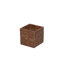 Basket Malzemelik, Kare, Açık, Tezgah Üstü - Kahve Kahve