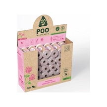 Poo Dışkı Poşeti 15 Yaprak Gül Kokulu 30lu Paket