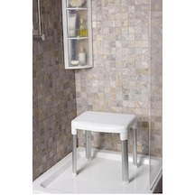 Cappadocia Paslanmaz Alüminyum Geniş Banyo Taburesi 130 Kg Kapasite -7464