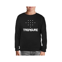 Treasure - Logo Siyah Çocuk Sweatshirt 001 Siyah