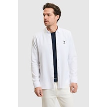 U.S. Polo Assn. U.s. Polo Assn. Erkek Beyaz Gömlek Desenli 50321378-vr013