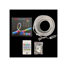 Rgb Neon Led 3 Metre, Sese Duyarlı Çok Renkli Led Işık Şeridi Diğer