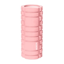 Yüksek Yoğunlukta Orta Sert Deluxe Foam Roller Masaj Köpüğü Pilates Masaj Rulosu Açık Pembe