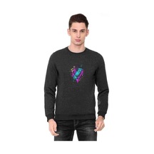 Triangle Lion Lev Raznotsvet Baskılı Erkek Sweatshirt
