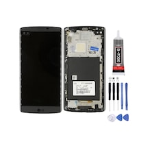 Lg H960 V10 Uyumlu Lcd Ekran Çıtalı Siyah + Montaj Kiti
