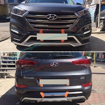 Hyundai Tucson Ön Arka Tampon Koruma Difüzör 2015-2016-2017-2018 Turbosuz