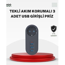 Akım Korumalı Usb Li Priz Güçlü 2500w, Isı Ve Çocuk Koruması Diğer Akım Korumalı Usb Li Priz Güçlü 2500w, Isı Ve Çocuk Koruması Diğer
