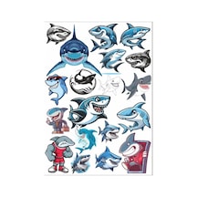 Köpek Balıkları Sticker Set 1
