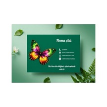 260 Gr Parlak Kağıt Üzerinde 100 Adet Kişiye Özel Katvizit, Reklam Kartı, İşletme Tanıtım Kartı