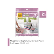 Magic Saver Bag 2'Li Seyahat Poşeti Roll-Up Large