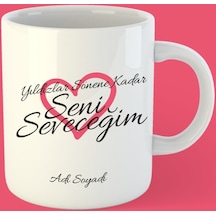 Seni Seveceğim Beyaz Bardak Kupa