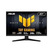 Asus 27" Tuf Gaming Vg279qm5a 240hz 0.3ms Full Hd Adaptive Sync Fast Ips Gaming Monitör