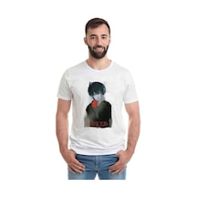 Anime Tokyo Ghoul Anteiku Joker Baskılı Beyaz Erkek Tshirt