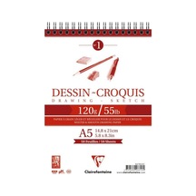 Clairefontaine Dessin Croquis Çizim Defteri 120G 50 Yaprak A5