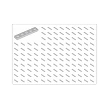 Yedek Parçalar: Plate 1x5: 50 Adet 1x5 Plate Parts Plaka Parçası Açık Gri - Light Bluish Gray Plate 78329