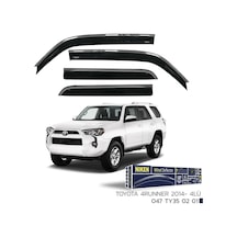 Niken Toyota 4runner 2014- Kromlu Cam Rüzgarlığı 4 Lü