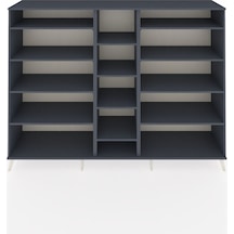 Hyperion Dolap 11 Raflı 220x44x163 Antrasit-antrasit Antrasit-antrasit