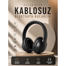 Kablosuz Bluetooth Kulaklık Kulak Üstü Mikrofonlu 5.0 Bluetooth Anc Özelliği - Lisinya