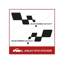 Alfa Romeo Sticker (Takım Set) Romeo Oto Sticker Araç Sticker